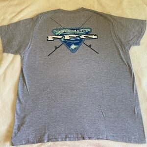 Gray Columbia PFG Performance Fishing T-Shirt